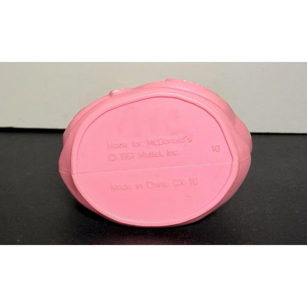 1991 McDonald's Happy Meal Toy Pink Princess Fairy Godmother Barbie Cake Topper
